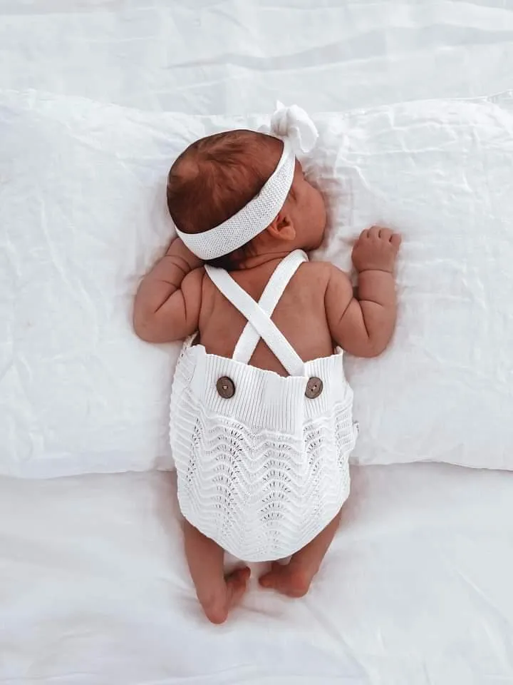 3LC Wave Knit Bodysuit | Ivory