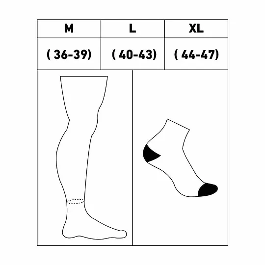 Calcetines Pro Evo Running Naranjo Funstep